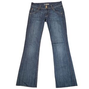 Hudson Ginny Straight Raw Hem Jeans Women's. Size 27. Waist 32" Inseam 31"